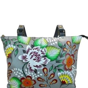 ANNA by Anuschka Hand Painted Leather Tote